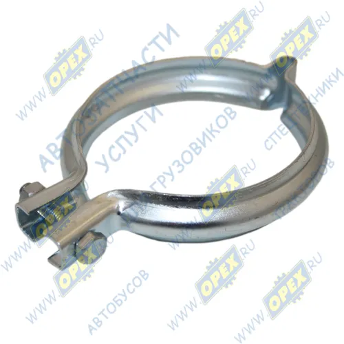 031.386 Хомут турбокомпрессора V-образный зажим, ф103х125 h=28 (зажим-болт) FH12/16 VOLVO B12 (1992-2020) SCANIA N Bus (2004-2020) Sampa