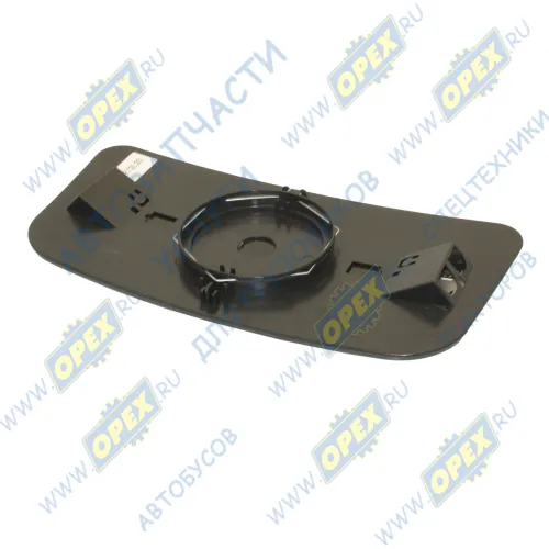 044.394 Стекло зеркала основного (200х432) 124/144(SER.4) ('96-'04) / SER.4R/P/T('04-) SCANIA T Truck (2003-2020) SCANIA T Truck (2003-2020); 432x200 1800°, с подогревом, 24 В, с маркировкой E Sampa1