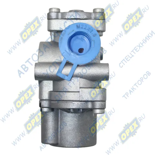 096.446 Кран модулятор ABS тягача, байонет (DIN)72585, DAF LCV (1970-2020), IVECO LCV (1970-2020), VOLVO FH12 (1993-2020) MAN Bus (1970-2020), MB Accelo (2003; 0044296544, 4721950580 ,4721950020 ,4721950560 ,4721950160 K038438N50 Sampa3