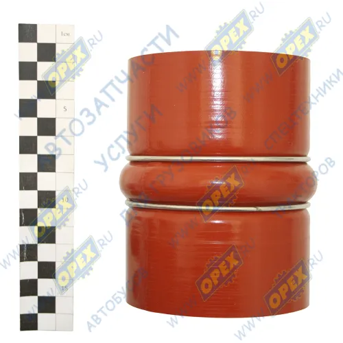 050.333 Патрубок интеркулера d=100мм L=117мм 2кольца DAF; F 2100/2500/2800, F 2900/3200/3300, F 3600, F 75/85/95, 75/85 CF, 95 XF, XF 95, Bus DAF XF95 (2002-2 Sampa1