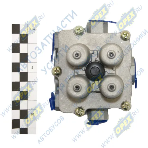 WG9000360523/2 Клапан 4-контурный воздушный (1вых.М22х1,5 4вых.М16х1,5) HOWO A7 / SITRAK C7H; 9347144030 Shaanxi2