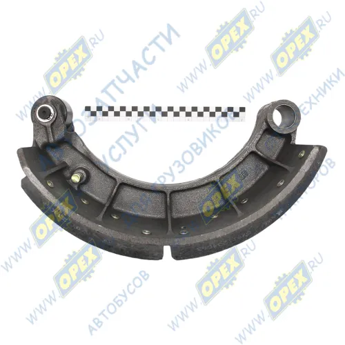 DZ90149346077 Тормозная колодка в сборе с накладкой (ширина =220мм) Shaanxi1