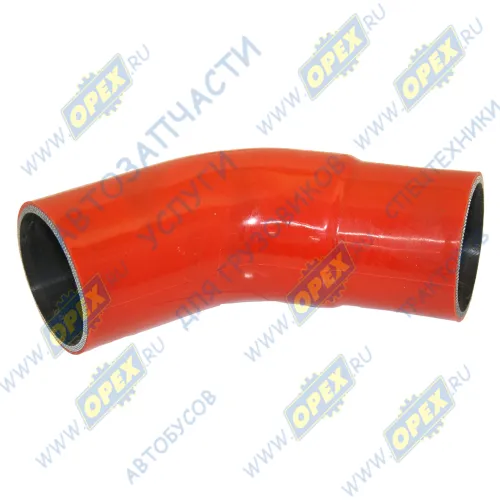 DZ93259535804 Шланг (патрубок) кривой (1 изг.) ф55х65/ф60х70 L=230 радиатора нижний Евро-2, WP10 Евро-3, F3000 Shaanxi