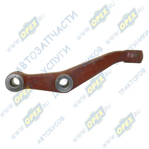 DZ9100410082 Рычаг поворотного кулака, правый L=365 2отв.ф23/1отв.ф27 кривой SHAANXI, F3000. Shaanxi2