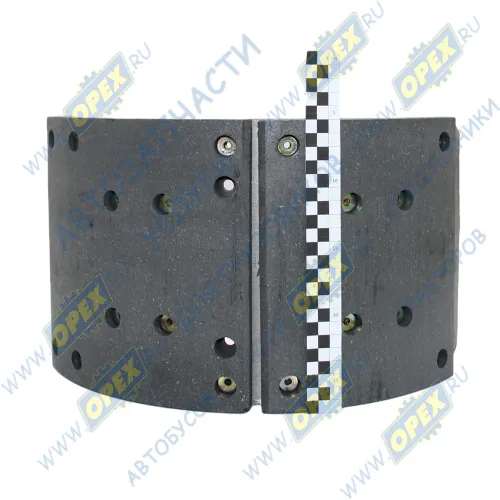 DZ90149346077 Тормозная колодка в сборе с накладкой (ширина =220мм) Shaanxi4