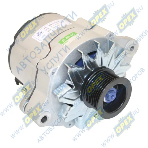 D11-102-13+A Генератор 28В 55A поликлин.шкив 8 ручьев SHANGHAI JFZ2503 D9-220/D6114 (D11-102-11+B) Shaanxi