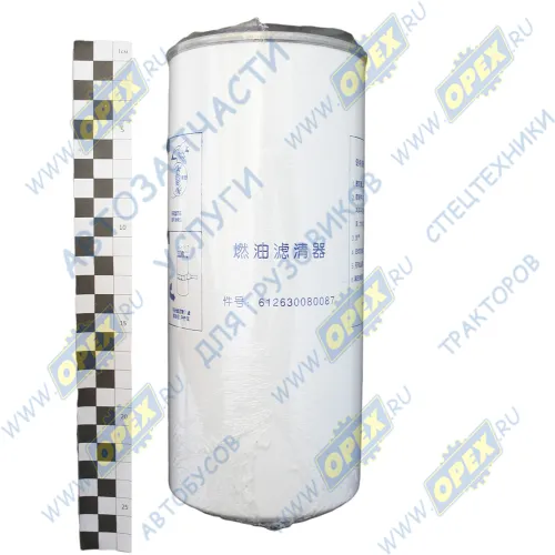 612630080087 Фильтр топливный A=108 B=93 C=103 H=262 M32х1.5 RVI, VOLVO FH/FM/FMX/VN/VT MAN Bus (1970-2020), RVI Kerax 2 (2005-2020), VOLVO B12 (1992-2020) RVI LCV; WDK 11 102/28 Shaanxi1