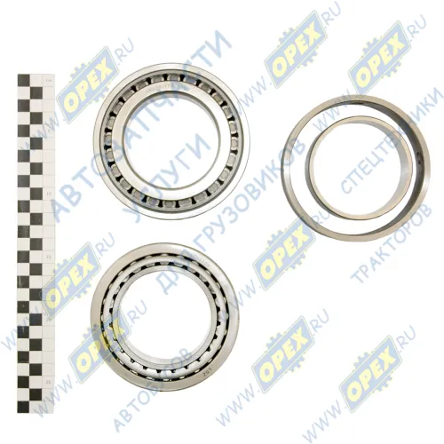 JS220-1707109 Блок подшипников КПП хвостовика 12JS (тонкий) 71,5х115(121)х75 ролик. 2-рядн. (2втулки,2 подш.) Shaanxi2