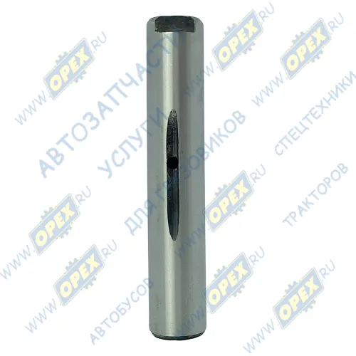 1106629200004 Палец ф25х134 2 выточки 2 лыски торц. отв. М10х1 рессоры передней FOTON 1061,1069,1089,1093,1099 Shaanxi1