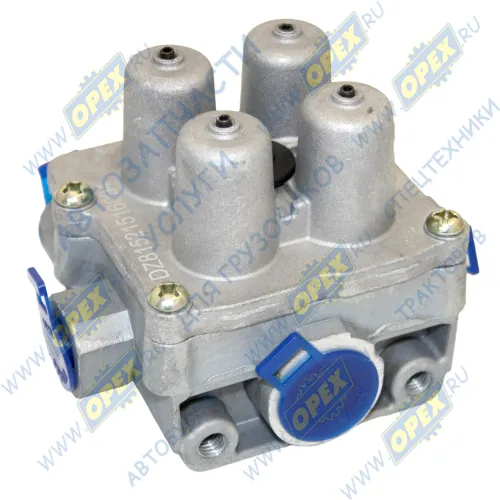 WG9000360523/2 Клапан 4-контурный воздушный (1вых.М22х1,5 4вых.М16х1,5) HOWO A7 / SITRAK C7H; 9347144030 Shaanxi1