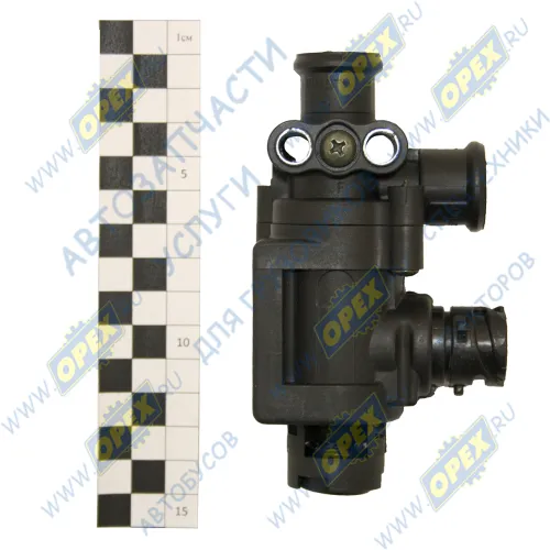 DZ97189716021 Клапан электромагнитный (ПВХ) L=125, 2 вых. М16х1,5, байонет DIN72585 SHAANXI X3000/M3000; 81.521606115 Shaanxi2