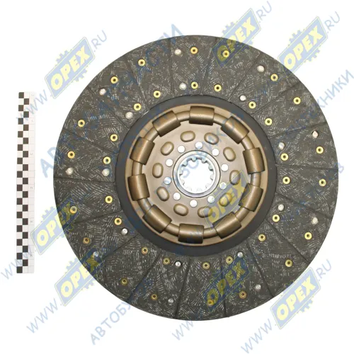DZ1560160020 Диск сцепления DAF 430GTZ, 2"-10N DAF 65CF 75 CF 85 85CF 95 95XF IRISBUS MAGELYS IVECO SISU"; WP10 Евро 3,4 Shaanxi1