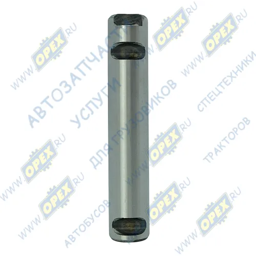 1106629200004 Палец ф25х134 2 выточки 2 лыски торц. отв. М10х1 рессоры передней FOTON 1061,1069,1089,1093,1099 Shaanxi