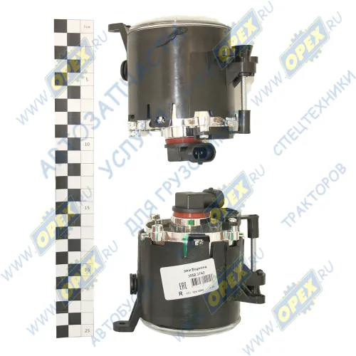 3552.3743 Фара противотуманная (круглая) (к-кт 2шт.) Камаз-6520,МАЗ,ПАЗ,ГАЗель Бизнес,Next,ВАЗ-2123 штатная ф80, плоская фишка 2 контакта; (лев.+прав.) к-т SKV1