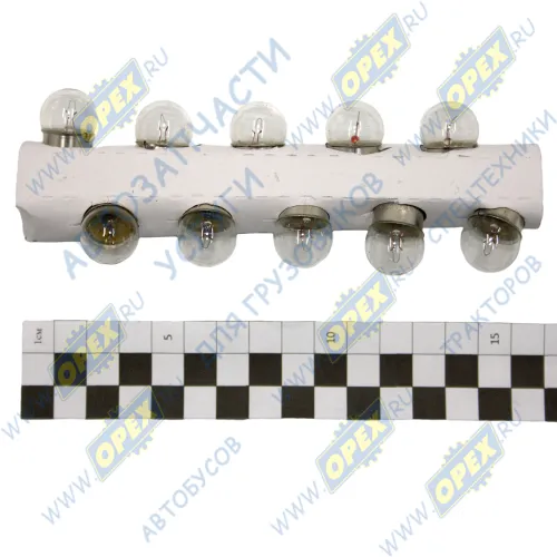 23155 Лампа накаливания 12V 5W; R5W (BA15s - 1 контакт) SKV1