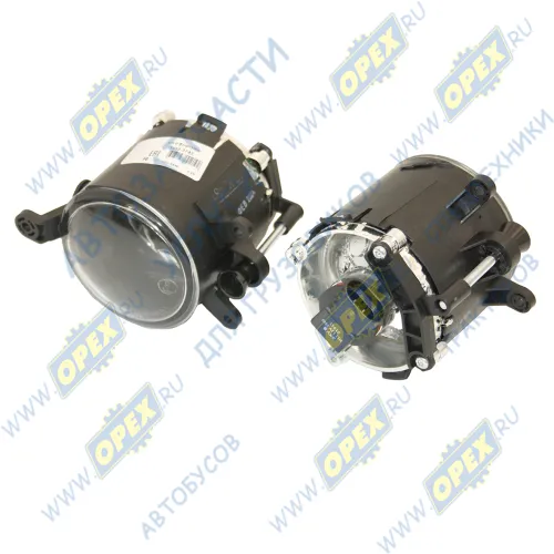 3552.3743 Фара противотуманная (круглая) (к-кт 2шт.) Камаз-6520,МАЗ,ПАЗ,ГАЗель Бизнес,Next,ВАЗ-2123 штатная ф80, плоская фишка 2 контакта; (лев.+прав.) к-т SKV