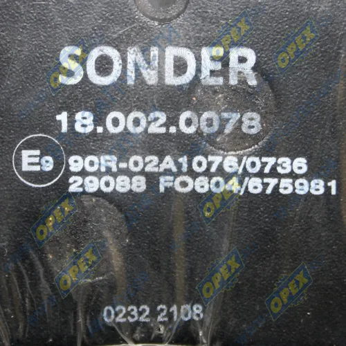 18.002.0078 Колодки тормозные передние/задние дисковые (комплект 4шт) 176х83х26; Wabco PAN 17 ГАЗон Некст; с установочным комплектом Sonder1