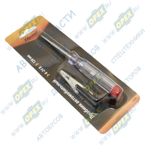 555205 Пробник напряжения; пластмассовый 6-24В Sparta