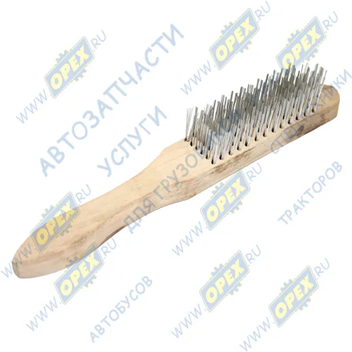 748265 Щетка металлическая; 6-рядная с деревянной ручкой Sparta