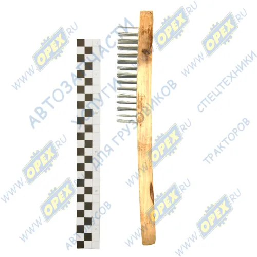 748265 Щетка металлическая; 6-рядная с деревянной ручкой Sparta1