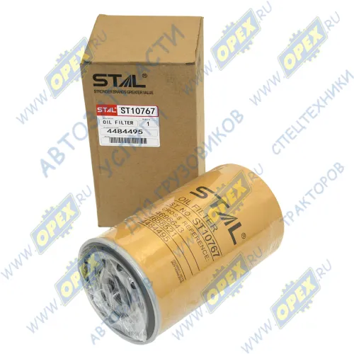 ST10767 Фильтр масляный A=120 B=114 C=98 G=1 1/2-12; H=210 Hitachi; h=215 P550596 LF16045 4658521 4622562 484995 4448336 C2705 C1513 STAL