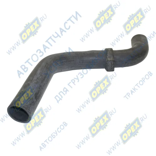 S12.2071 Шланг (патрубок) кривой (3 изг.) ф48х58 L=630 (РТИ хомут) радиатора верхний Renault Kerax/Premium RVI Kerax (2000-2020), VOLVO LCV (1970-2020) Starkmeister