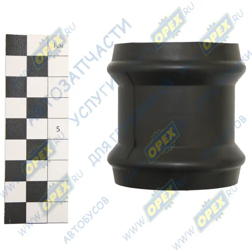 S11.1296 Патрубок (сталь, обрезиненный) ф48х57 L=63 штуцер соединительный MAN TGA 41.660 FVDS/FVDLS MAN Bus (1970-2020) Starkmeister1