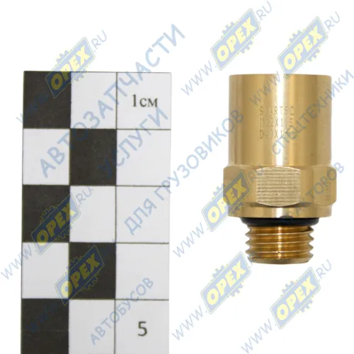 INF.21.1210 Фитинг (штуцер) прямой; Рнаруж=М12х1,5/ трубка ф10х1,0мм; (цанга) латунь Startec1