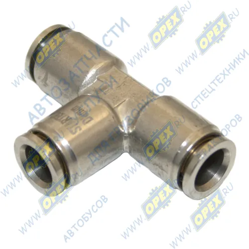 INF.11.MPUT08 Фитинг (тройник) Т-образный; трубка ф8/ф8/ф8мм (цанга) UNIVERSAL (1970-2020); 4424006040, латунь Startec