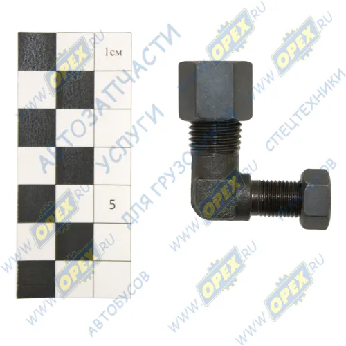 INF.11.GL1008 Фитинг (угольник); Рнаруж=М10х1/ трубка ф8х1мм; (гайка) Startec1