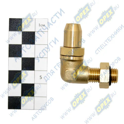 INF.11.1206L Фитинг (угольник); Рнаруж=М12х1,5/ трубка ф6мм; (цанга) Startec1
