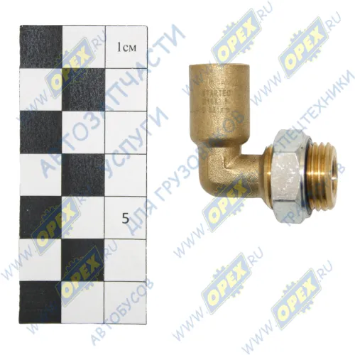 INF.21.1606L Фитинг (угольник); Рнаруж=М16х1,5/ трубка ф6х1.0 мм; (цанга) Startec1
