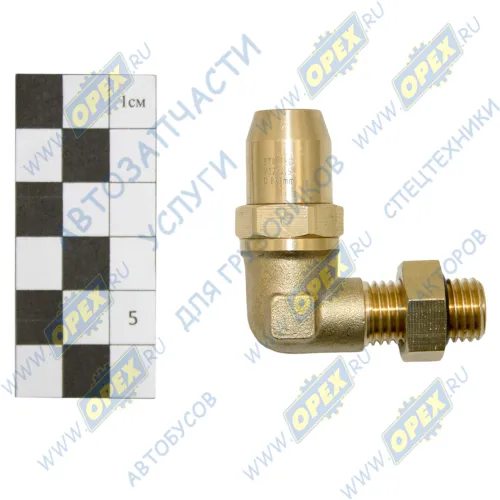 INF.11.1208L Фитинг угольник, цанга, Р=М12х1,5/ трубка ф8мм; (цанга) Startec1