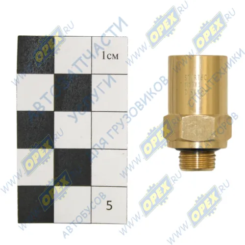 INF.21.1008 Фитинг (штуцер) прямой; Рнаруж=М10х1/ трубка ф8х1,0мм; (цанга) латунь Startec1