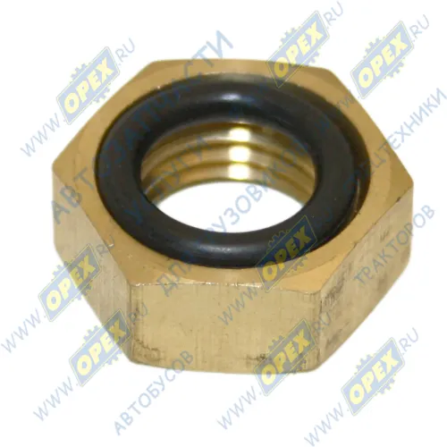 INF.11.M12X1,5 Гайка ГОСТ-5915 М12х1,5 h=6 К=17 низкая; с кольцо РТИ Startec