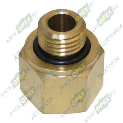 INF.11.M14/F16 Фитинг Штуцер Рнаруж=М14х1,5/Рвнутр=М16х1,5 К=19 L=38 КГ1/4 прямой/прямой ---наружная/внутренняя; L=26, K=22 Startec