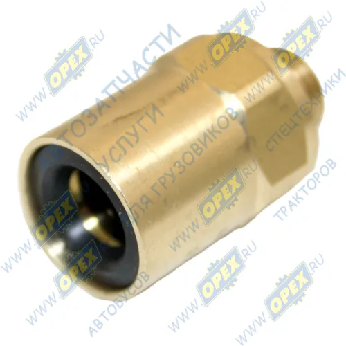 INF.21.1010 Фитинг (штуцер) прямой; Рнаруж=М10х1/ трубка ф10х1,0мм; (цанга) латунь Startec