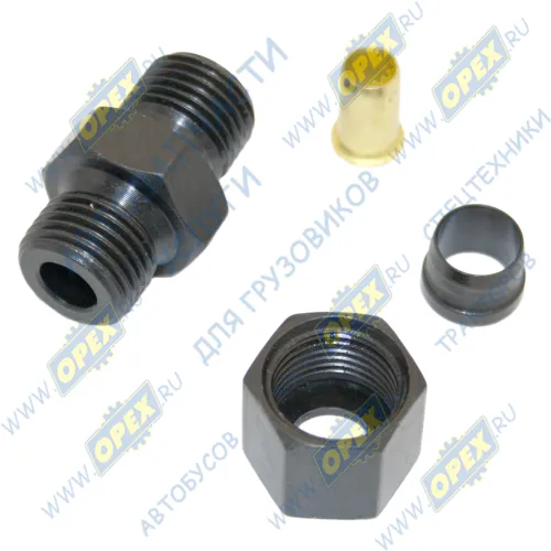 INF.11.GI1610 Фитинг (штуцер) прямой; Рнаруж=М16х1,5/ трубка ф10х1,0мм; (гайка) Startec