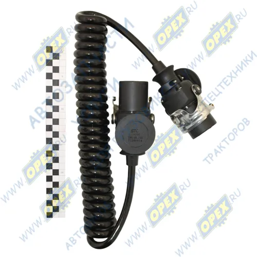 INF.09.732 Кабель электрический спиральный L=4500 7/7конт. ISO7638 ABS/EBS DAF LCV (1970-2020), UNIVERSAL (1970-2020) UNIVERSAL (1970-2020); 4500 Startec1