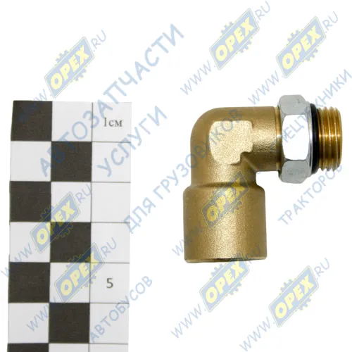 INF211612L Фитинг (угольник); Рнаруж=М16х1,5/трубка ф12х1,5мм; (цанга) Startec1