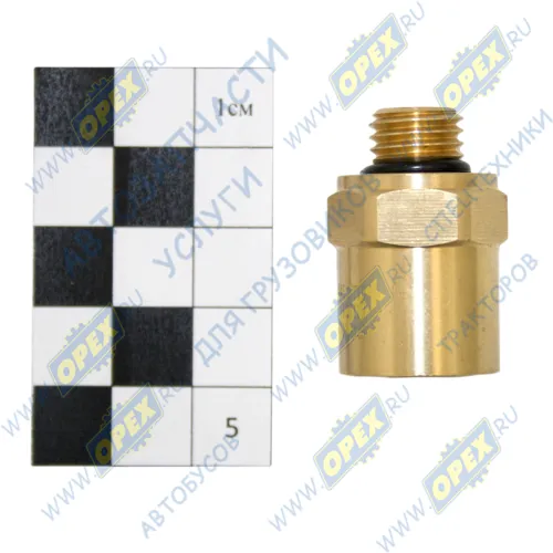 INF.21.1212 Фитинг (штуцер) прямой; Рнаруж=М12х1,5/ трубка ф12х1,5мм; (цанга) латунь Startec1