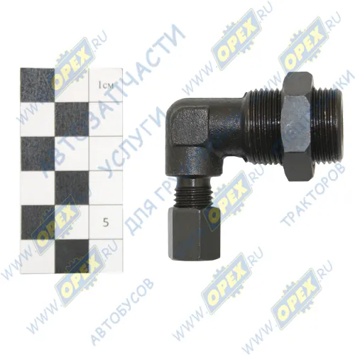 INF.11.GL2206 Фитинг (угольник); Рнаруж=М22х1,5/ трубка ф6х1мм; разборный, сталь Startec2