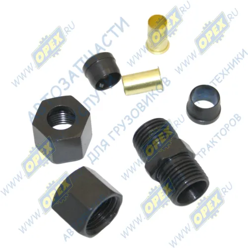 INF.11.GID10 Фитинг (штуцер) прямой; трубка ф10/ф10х1мм (гайка) разборный Startec