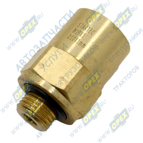 INF.11.MPUC10 Фитинг (штуцер) прямой; трубка ф10/ф10х1мм (цанга); латунь Startec