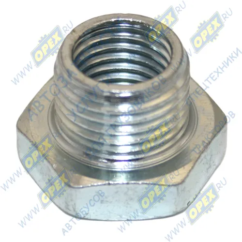 INF.11.M16F12 Фитинг (штуцер) прямой; Рнаруж=М16х1,5/ Рвнутр=М12х1,5; L=15 К=19 Startec