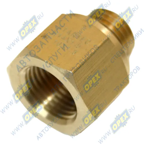 INF.11.M14/F16 Фитинг Штуцер Рнаруж=М14х1,5/Рвнутр=М16х1,5 К=19 L=38 КГ1/4 прямой/прямой ---наружная/внутренняя; L=26, K=22 Startec1