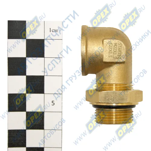 INF.11.M22F22L Фитинг (штуцер) угловой; Рнаруж=М22х1,5/ Рвнутр=М22х1,5; с кольцом РТИ Startec1