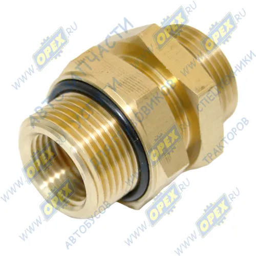 INF.11.M22M22F16 Фитинг (штуцер) прямой; Рнаруж=M22х1,5/M22х1,5/ Рвнутр=M16х1,5 проходн. Startec