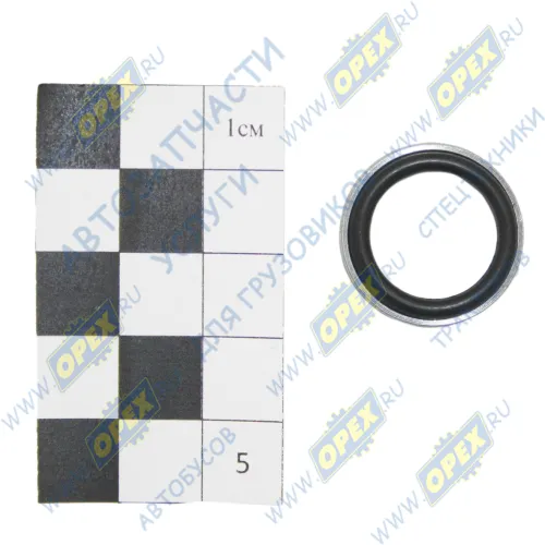 INF.11.RM16 Кольцо С/И (РТИ+Сталь) 15х22 h=4; (сталь+рти) ф16х22х2,5 с выточкой, нажимное Startec1