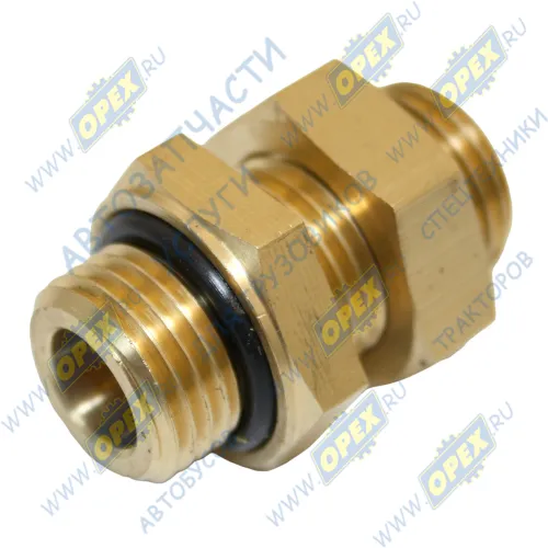 INF.11.M16M16F10 Фитинг (штуцер) прямой; Рнаруж=М16х1,5/М16х1,5/ Рвнутр=М10х1,5 проходн. Startec